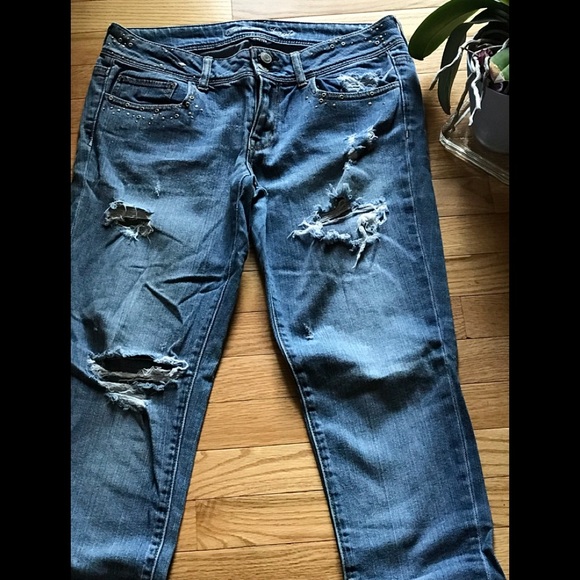 Sz 8 | American Eagle | Skinny Straight Leg Jeans - Picture 5 of 8